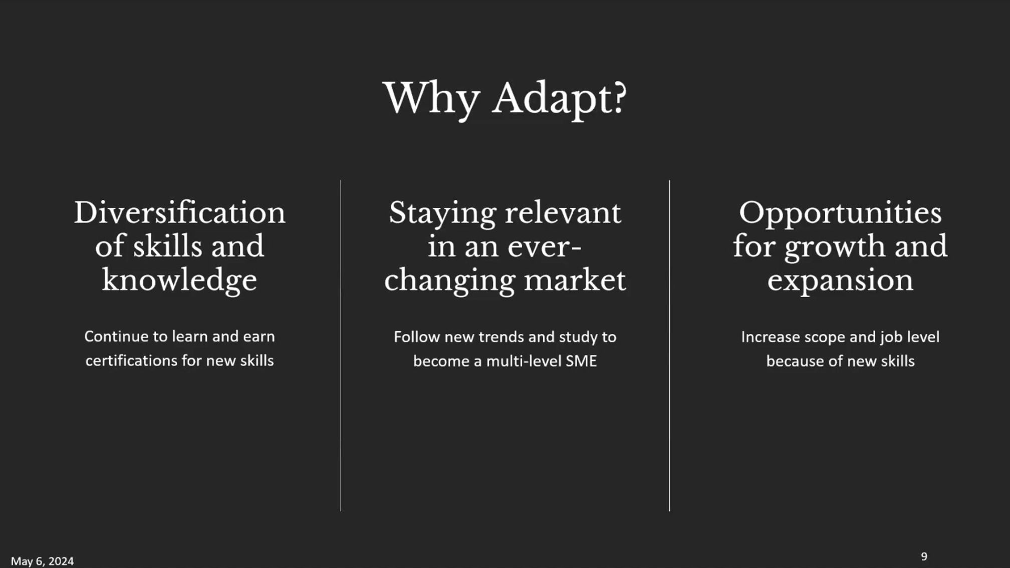 Career Agility - PMI NJ Annual Symposium